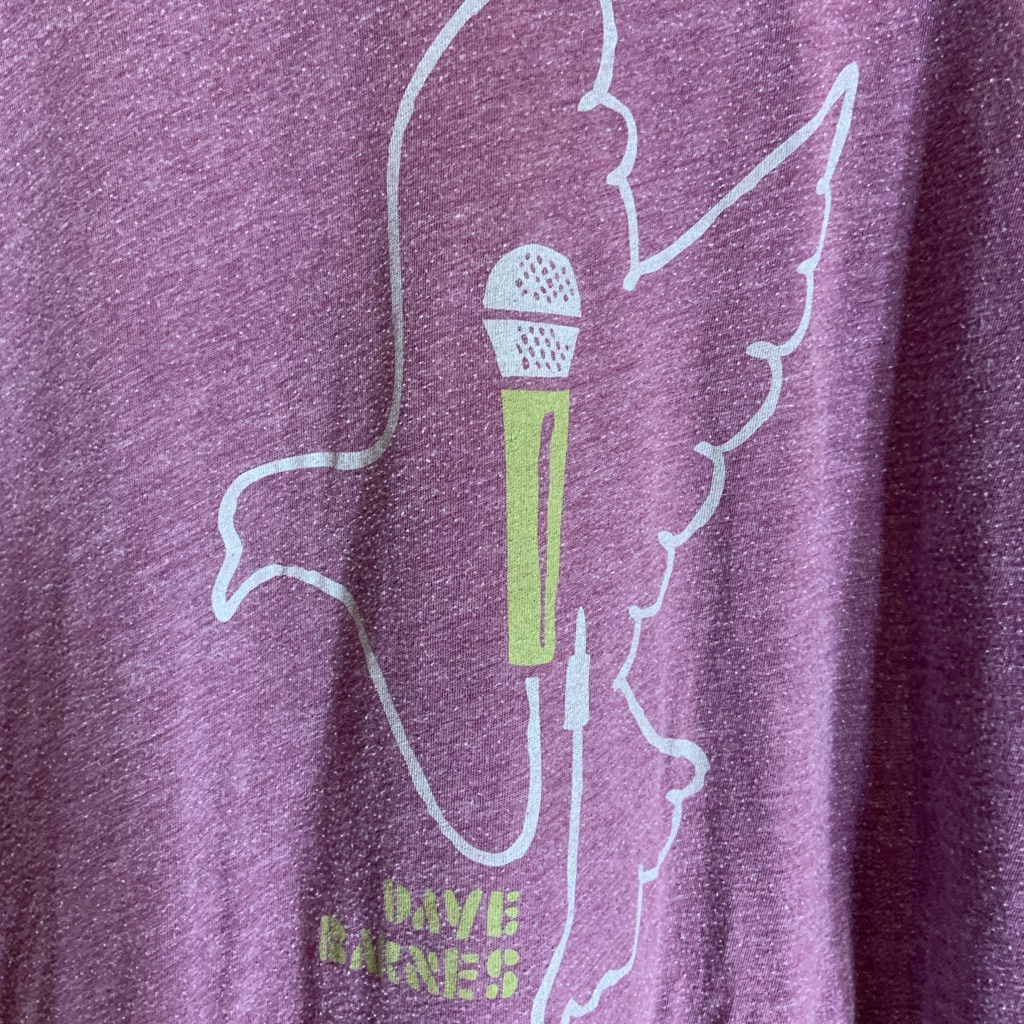 Dave Barner Large Purple Graphic Preowned T-Shirt